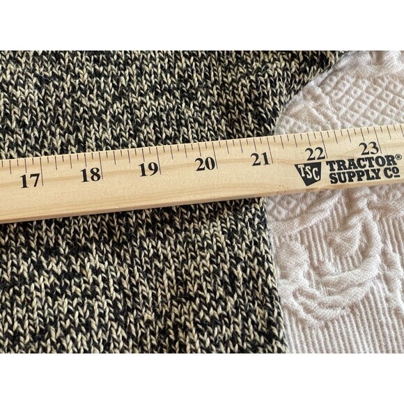 LRL Lauren Jeans Co Ralph Lauren Sweater Variegated Gold Black Ladies Large - Picture 4 of 10